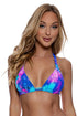 Luli Fama Luli Reef Triangle Halter Top
